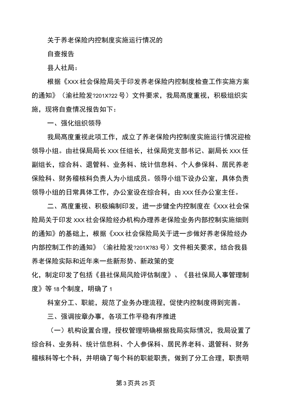 内控制度自查报告(完整版)_第3页
