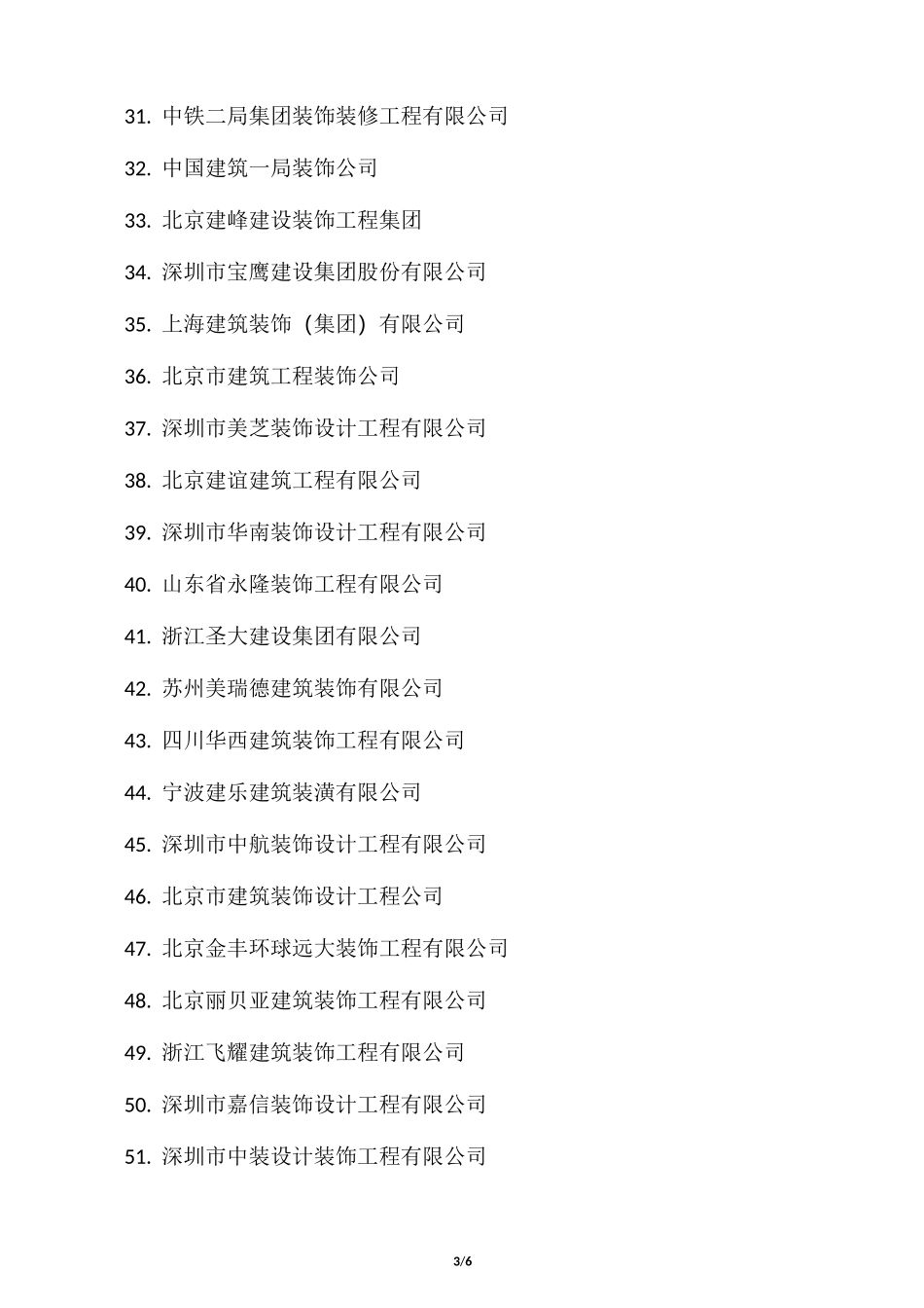 全国装饰公司100强排名_第3页