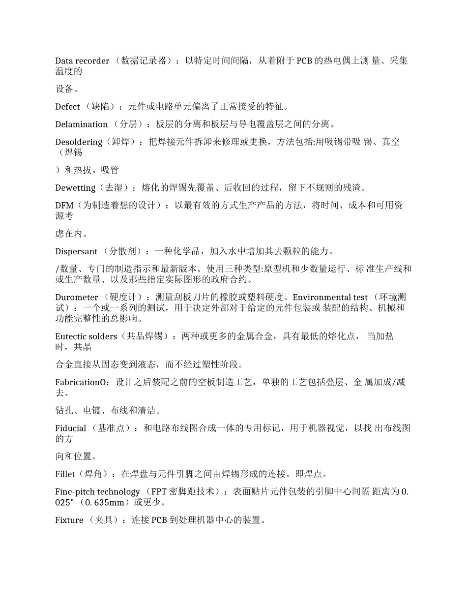 工作文档贴片机常用英文单词_第3页