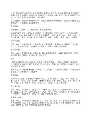 常见病药膳食疗（十七）