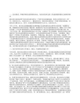 年度信息化工作办公室党支部工作总结