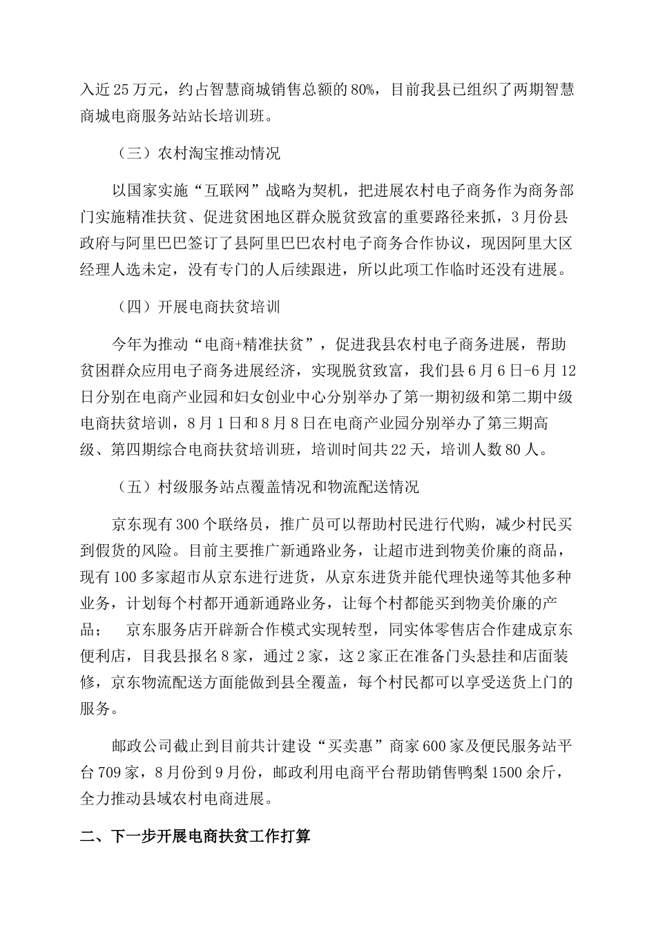 年度电商扶贫总结范文_第2页