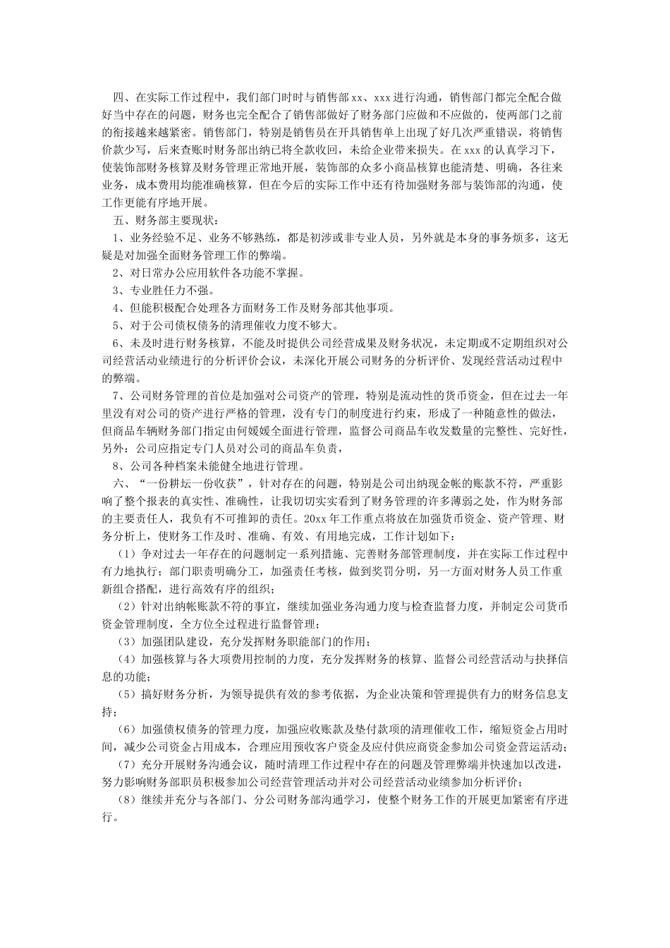 年度财务报告范文_第3页