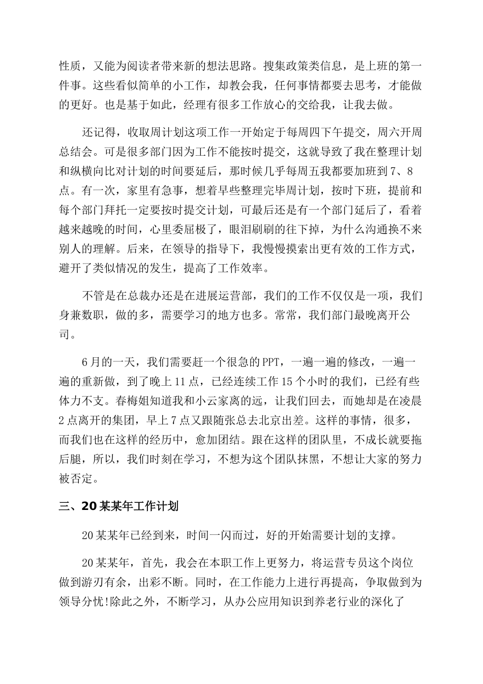 年运营年终工作总结范文_第2页