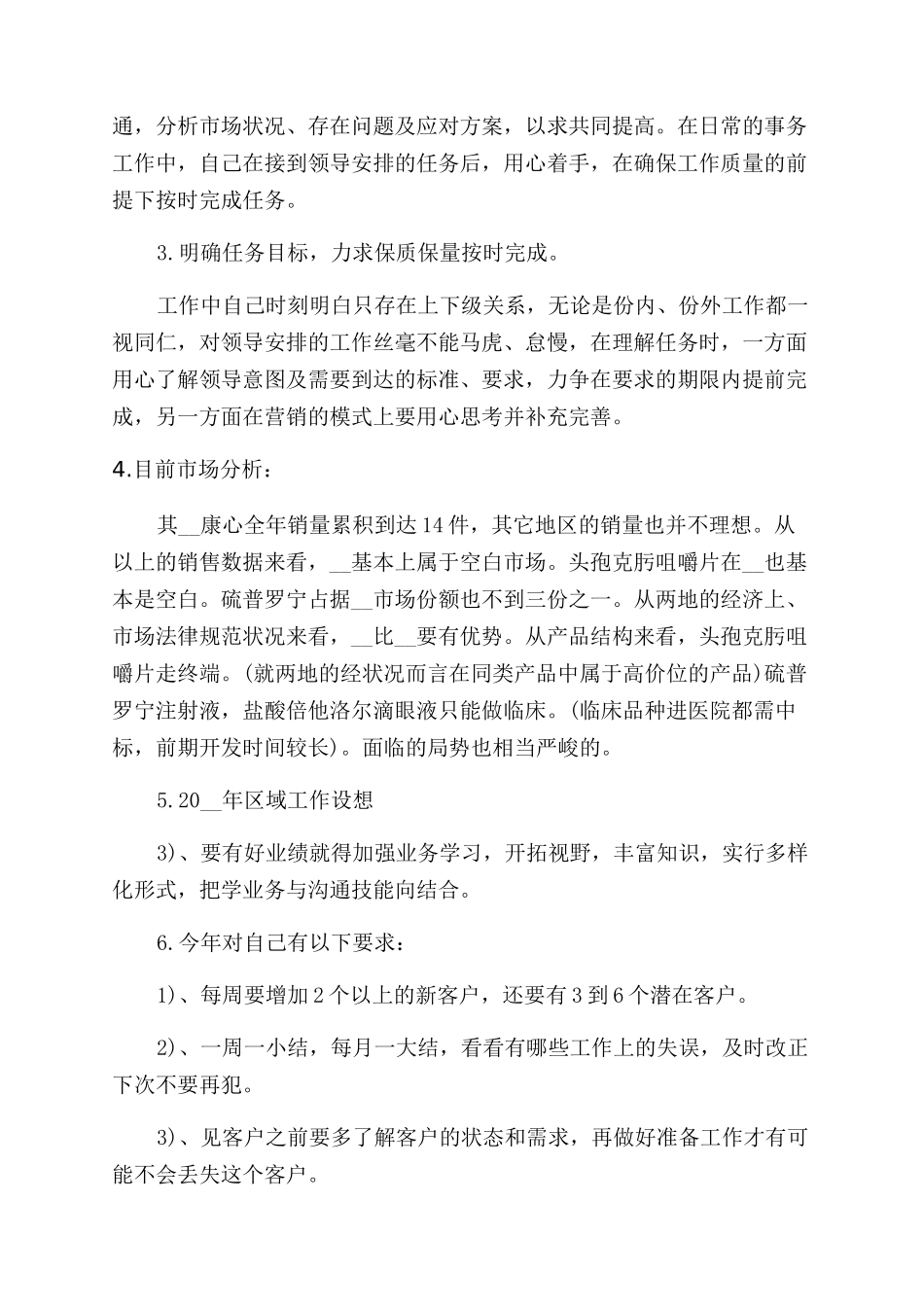 年销售员个人工作总结范文报告范文2024_第2页