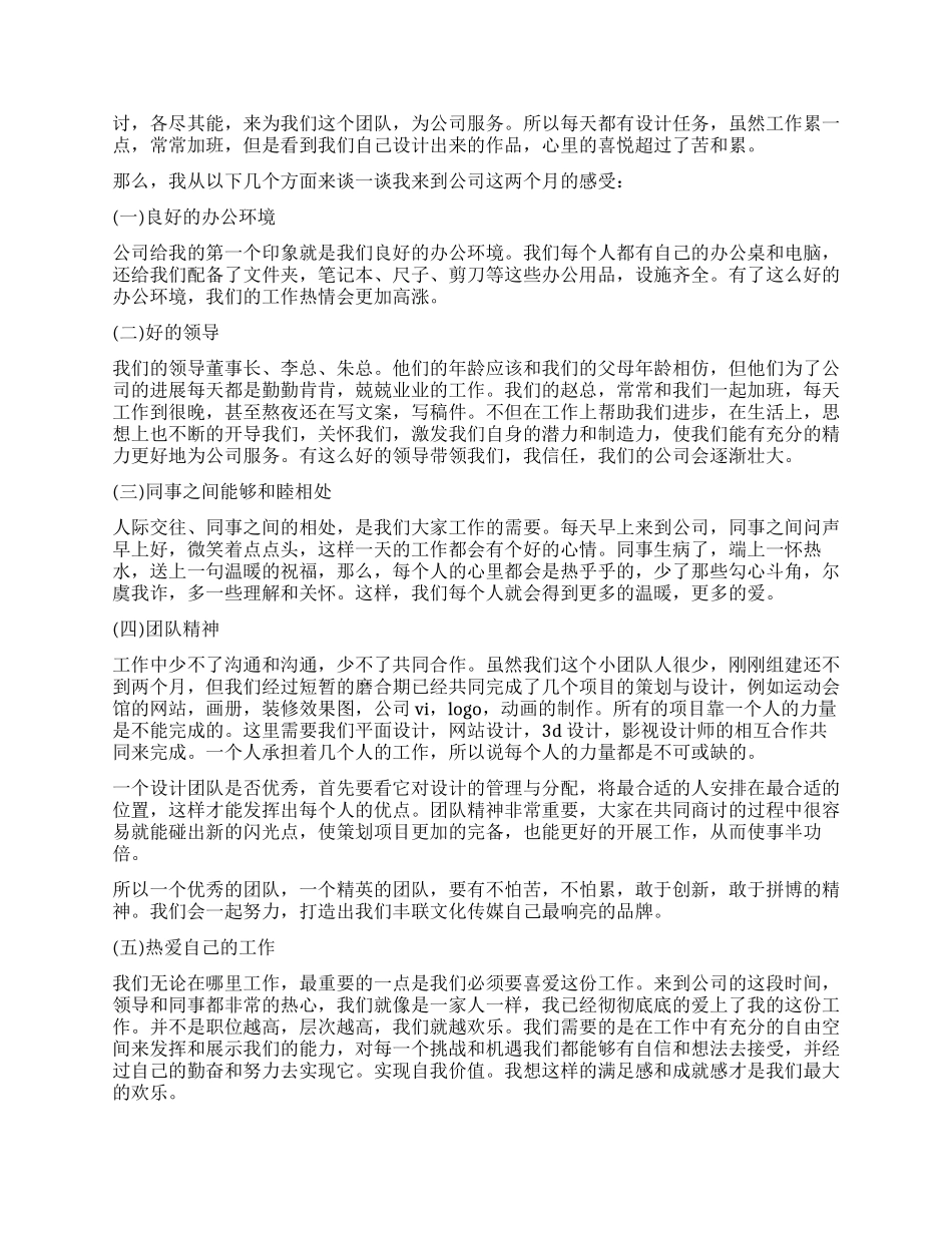 广告设计工作心得体会_第2页