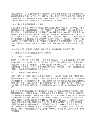 广西玉林市福绵区服装制造业调查报告