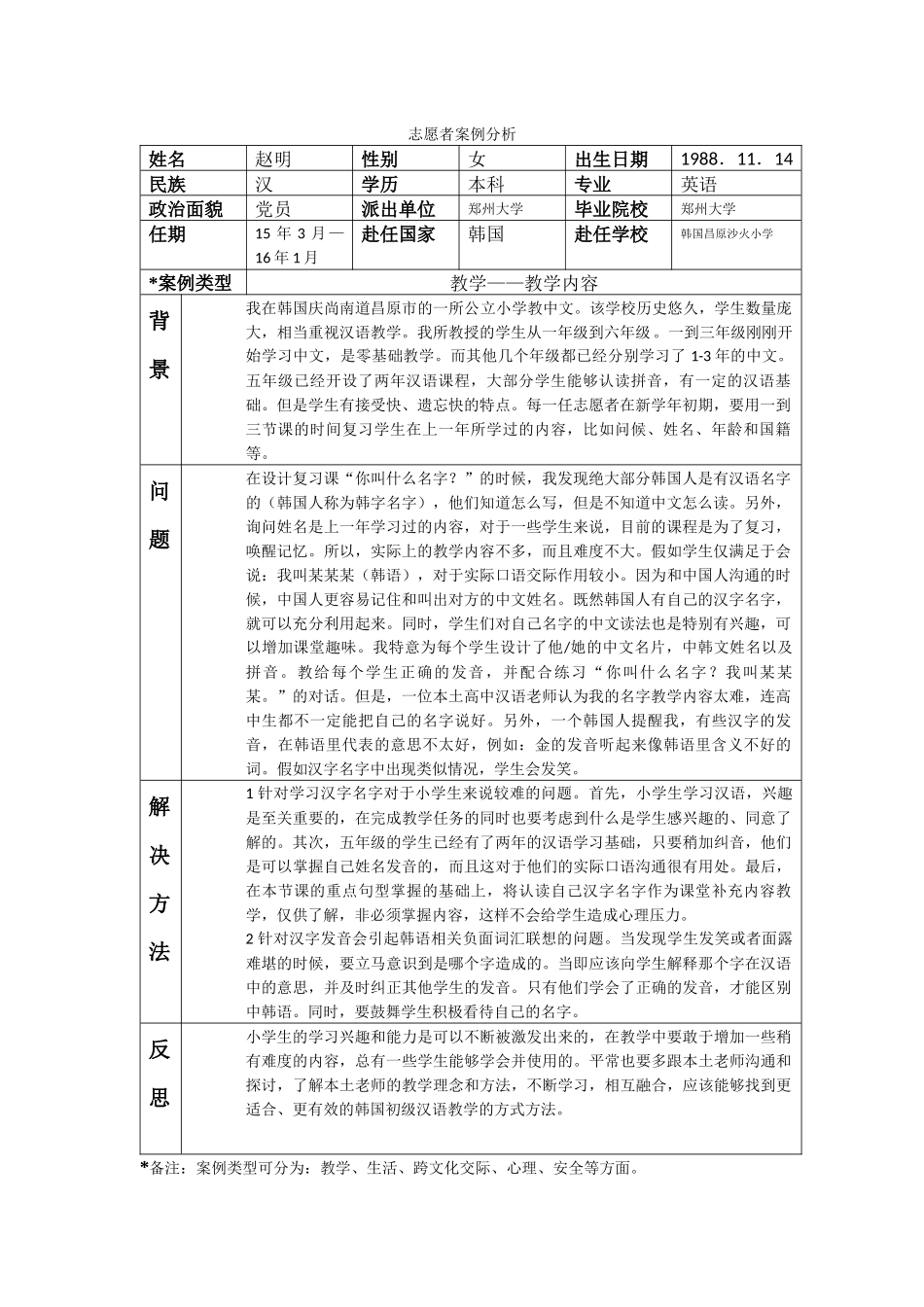 庆南-昌原沙火小学-赵明-案例分析_第1页