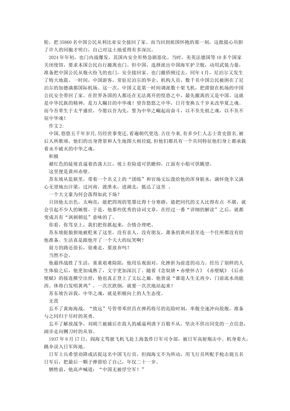 庆祝建国70周年征文中华魂_第2页
