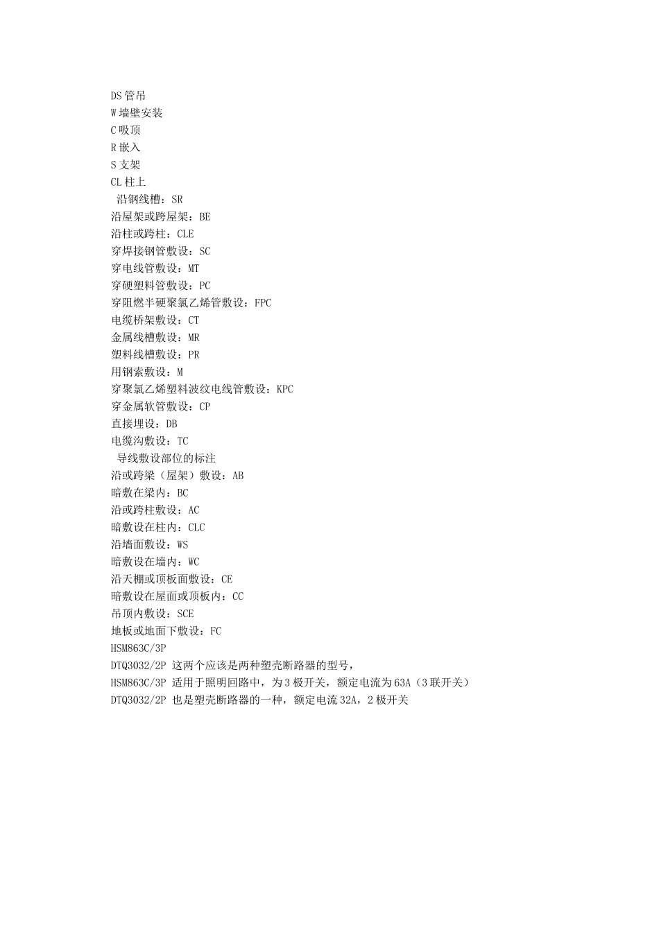 建筑电气中的WCCCFC代表什么意思_第2页