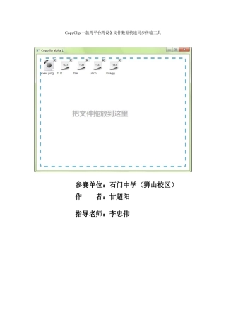 开发及使用说明书