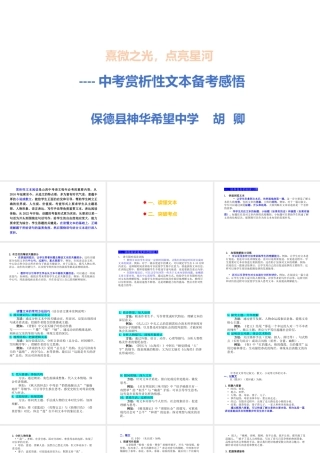赏析性 文本(2024.4.16)