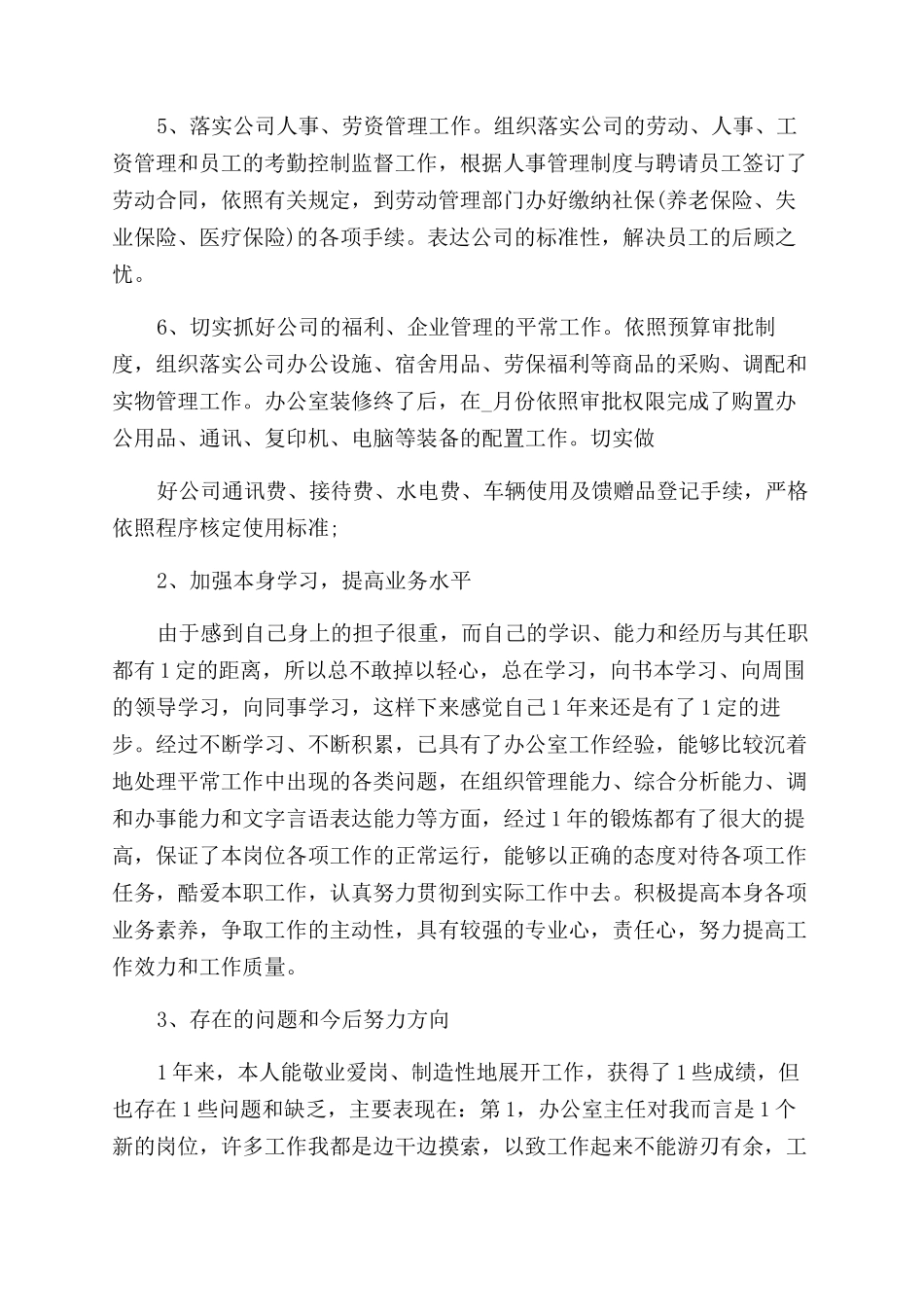 总经理个人年终总结范文报告范文例文_第2页