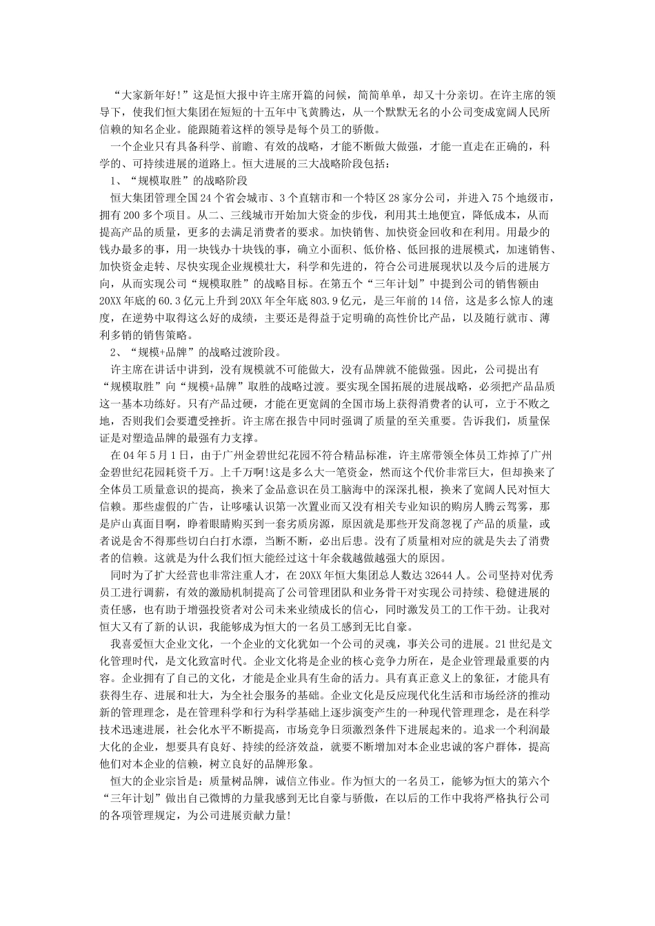 恒大学习心得体会_第3页