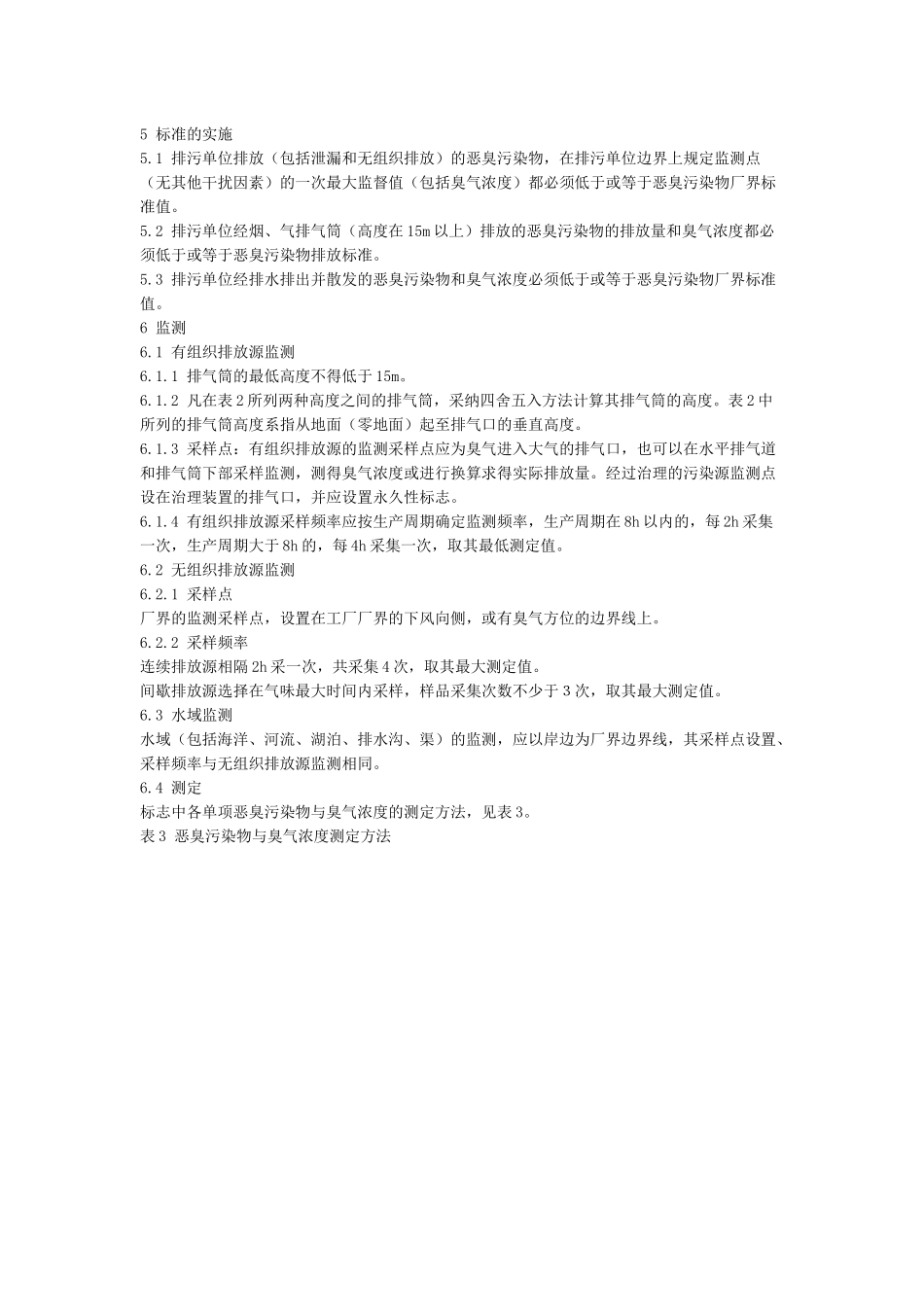 恶臭污染物排放标准GB14554_第2页
