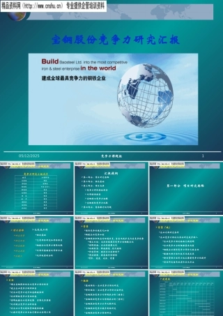 宝钢竞争力研究汇报