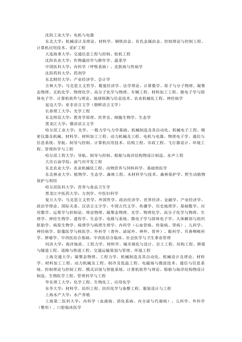 我国高等学校国家级重点学科分布(按_第3页