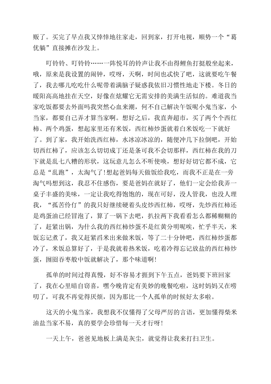 打扫卫生作文范文-打扫卫生作文范文600字_第3页