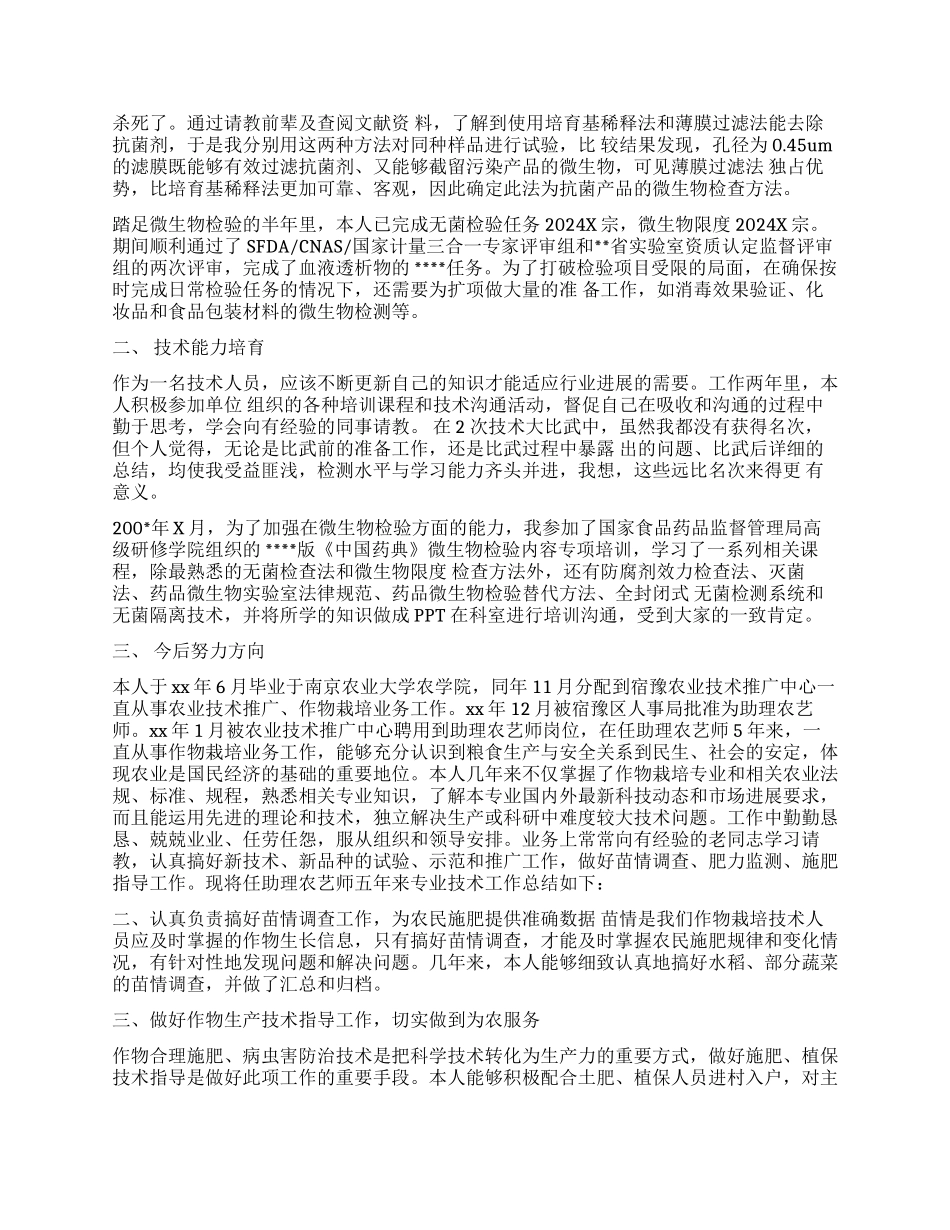 技术工作报告3篇_第3页