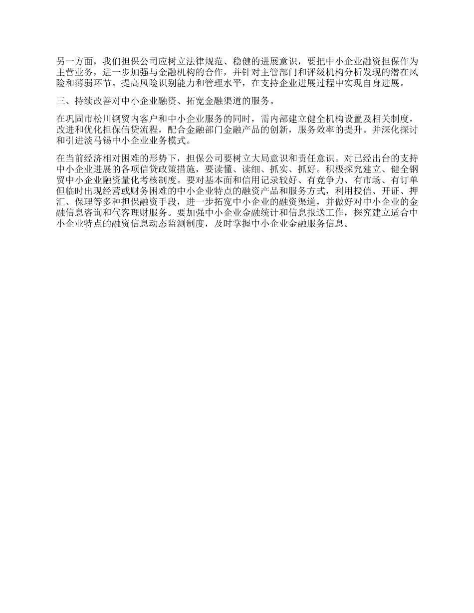 投资担保公司工作总结_第2页