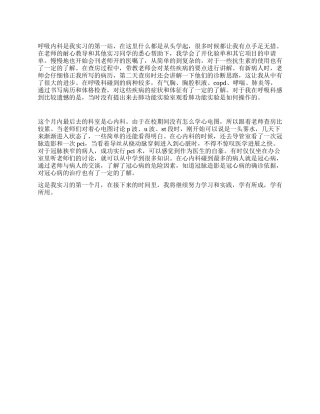 护士实习小结范文