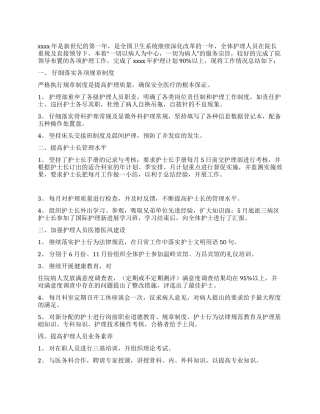 护理部2024年工作总结