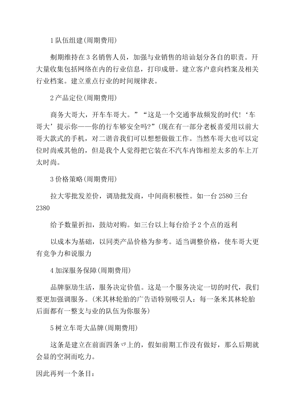 推广销售策划方案_第2页