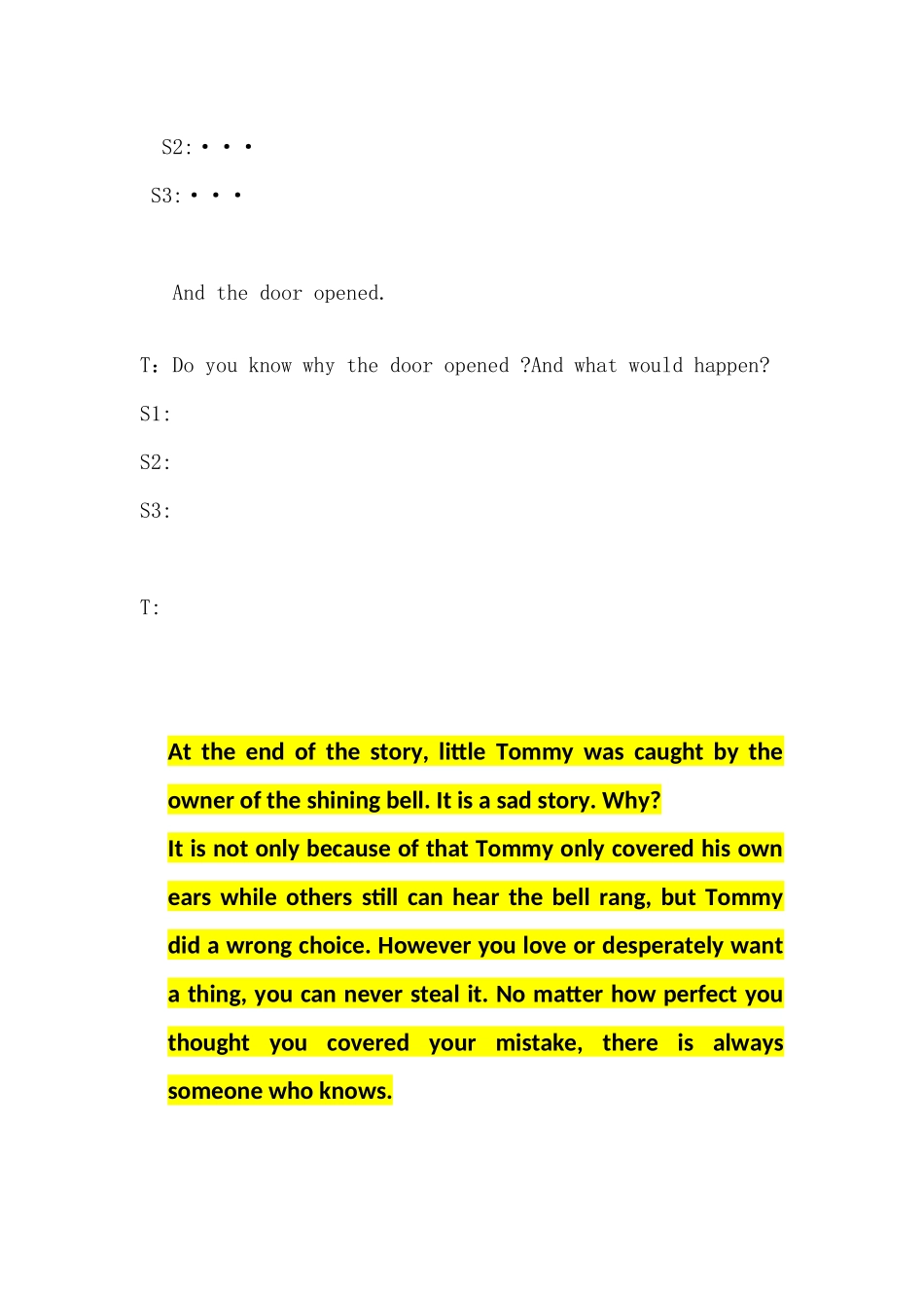 掩耳盗铃英文讲稿_第2页