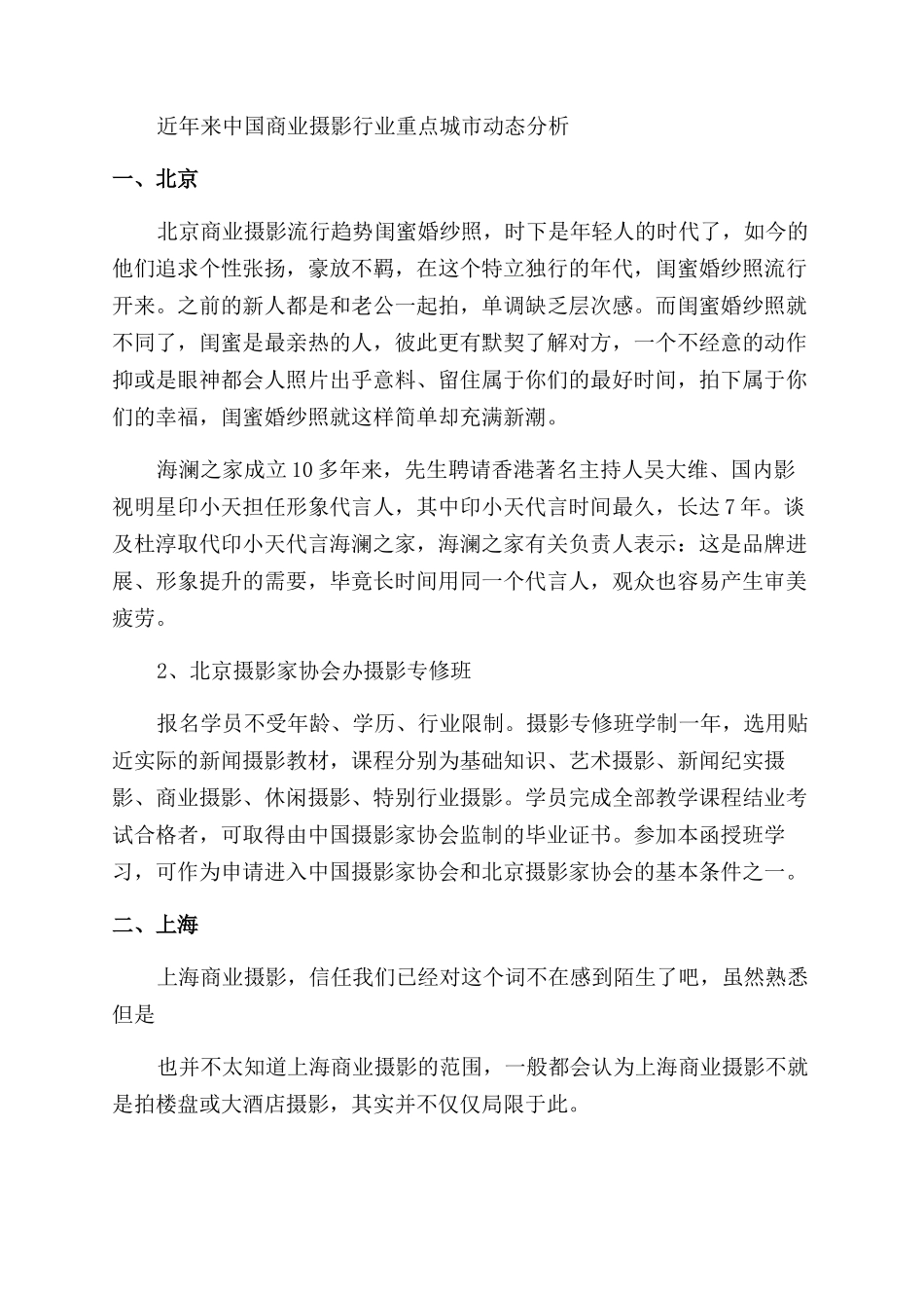 摄影专业行业分析_第3页