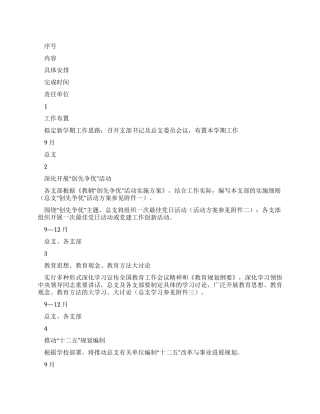 教辅党总支2024年下半年工作计划