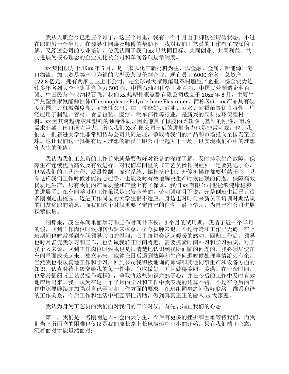 新员工试用期转正工作总结报告_第2页