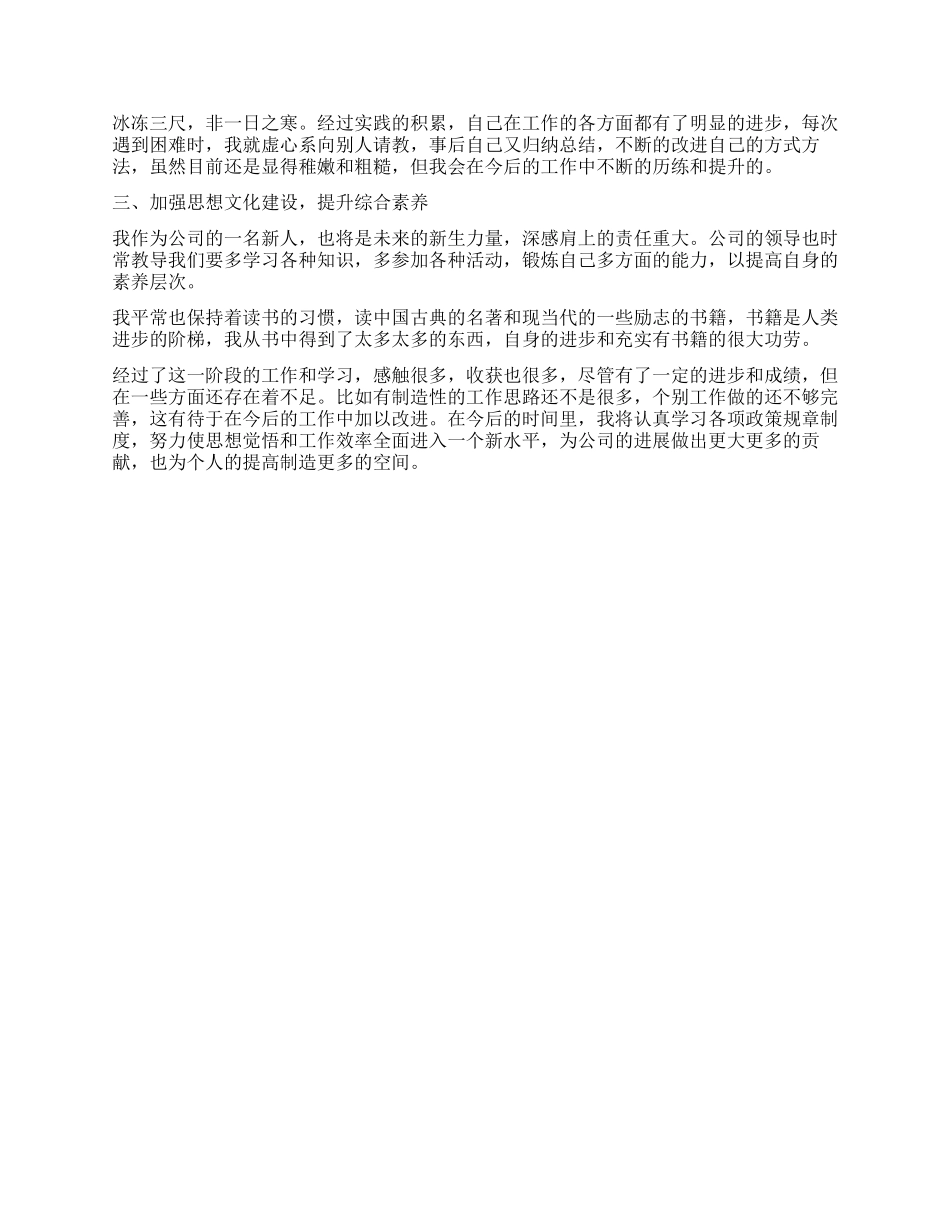 新职员年终总结报告_第3页