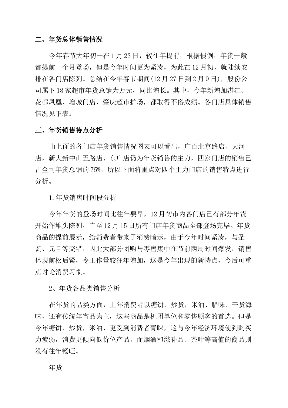 春节年货销售总结范文_第2页