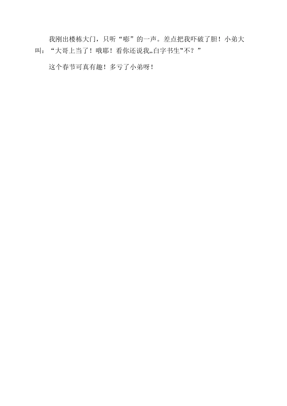 春节趣事作文范文800字小学斗鸡_第3页