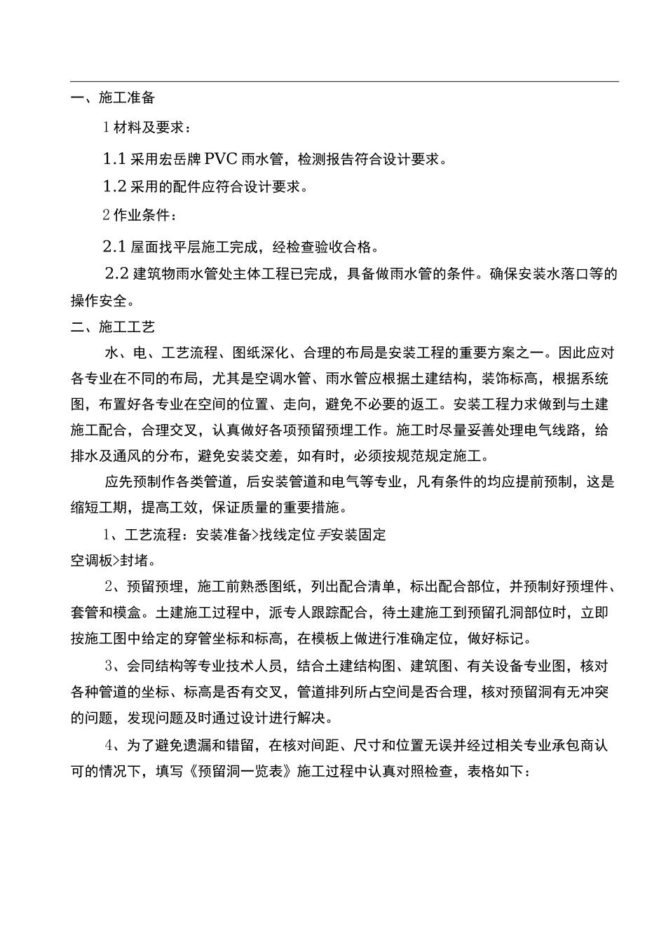 雨水管及空调水管安装施工方案_第2页