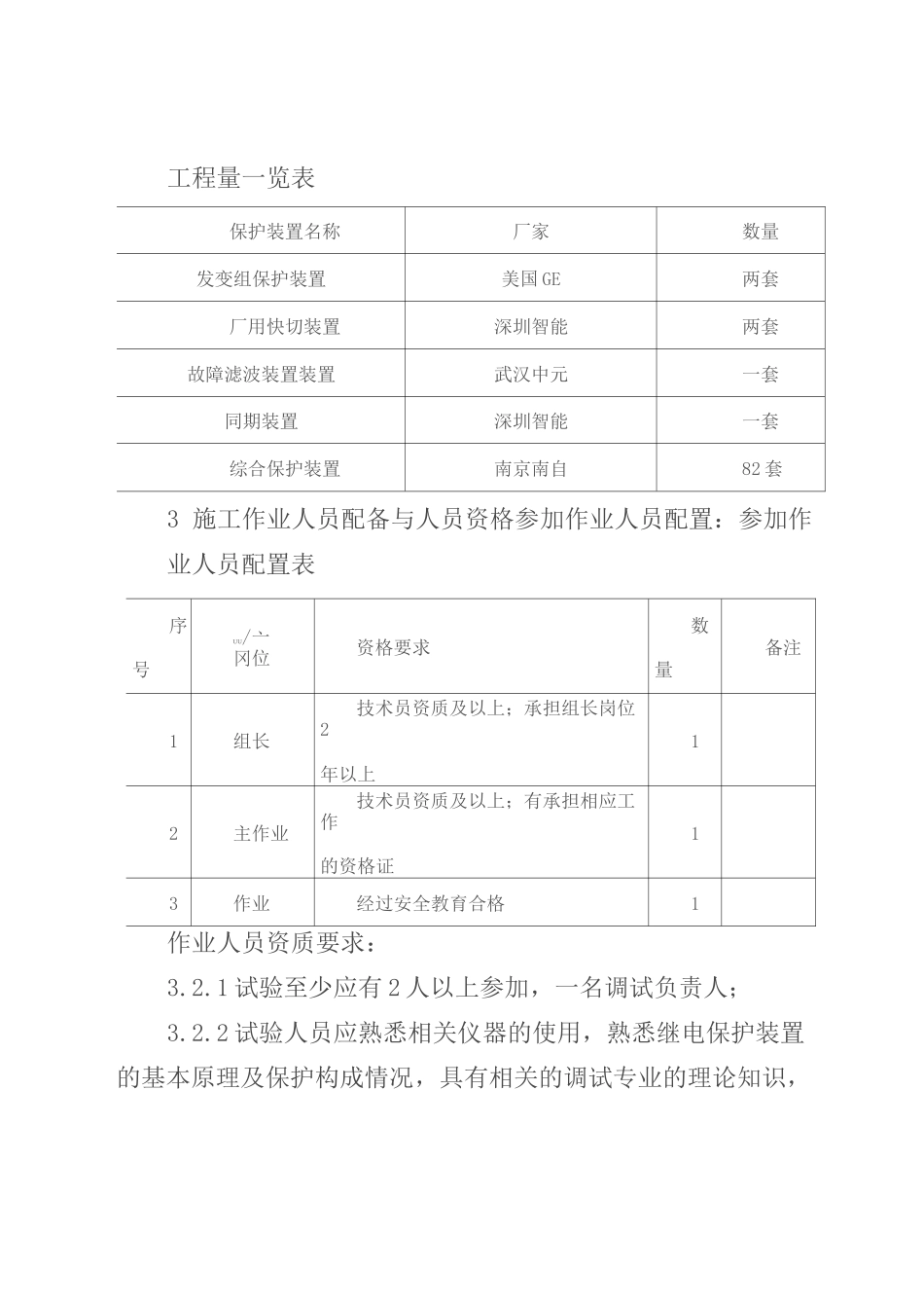 继电保护装置调试作业指导书电气调试方案_第2页