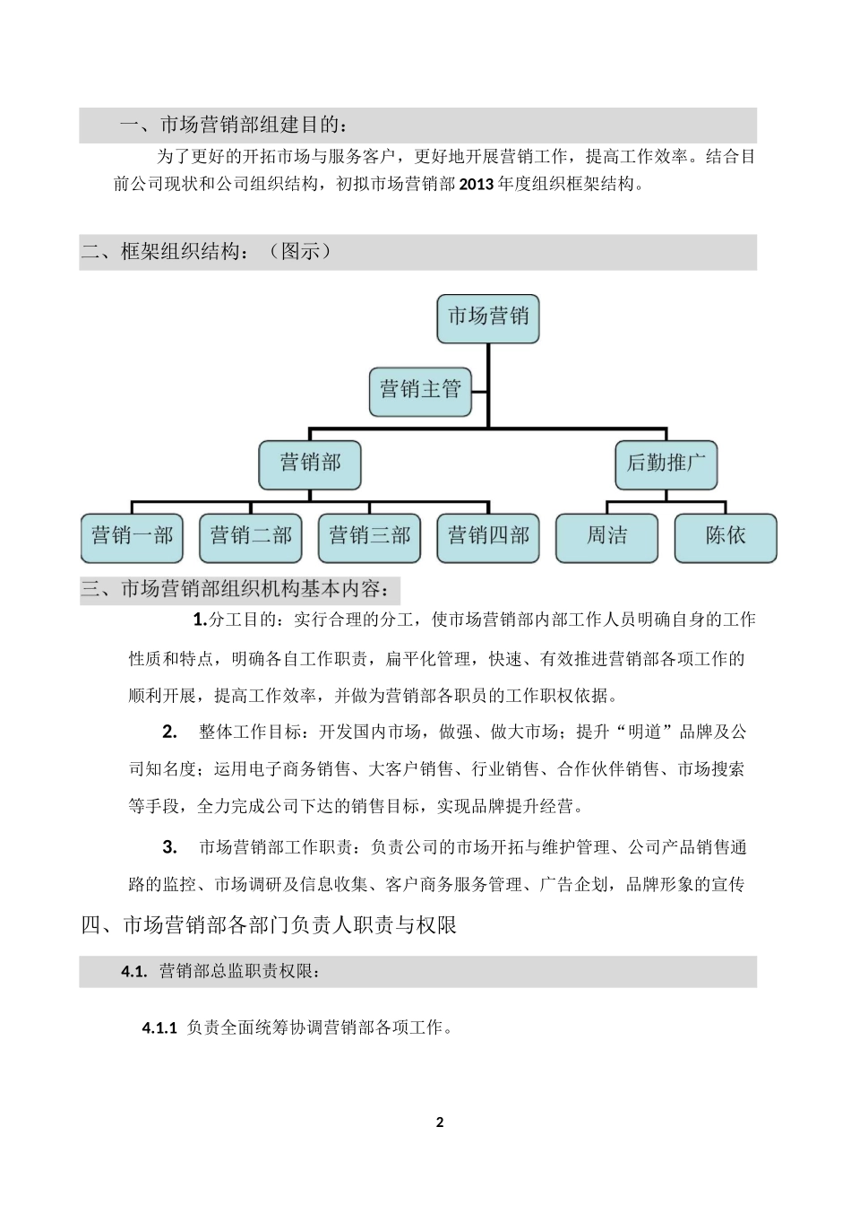营销部组建计划书_第2页