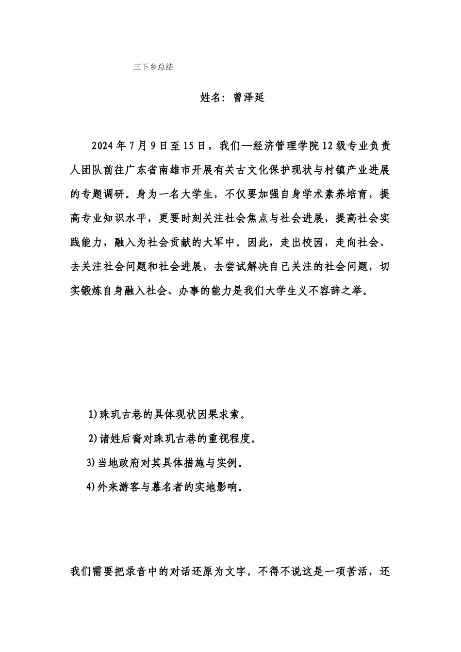 曾泽延-三下乡总结_第1页