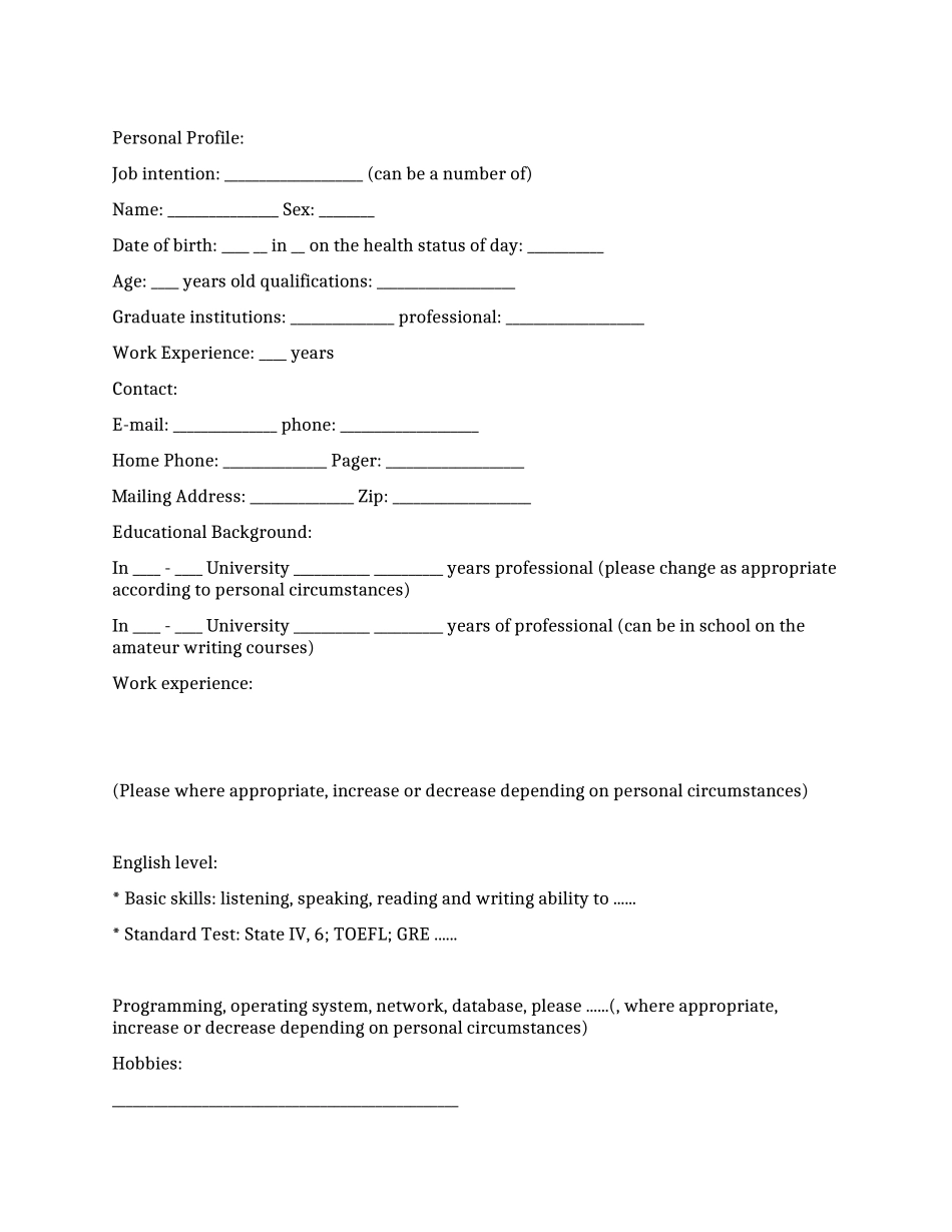 最新英文简历写作_第1页