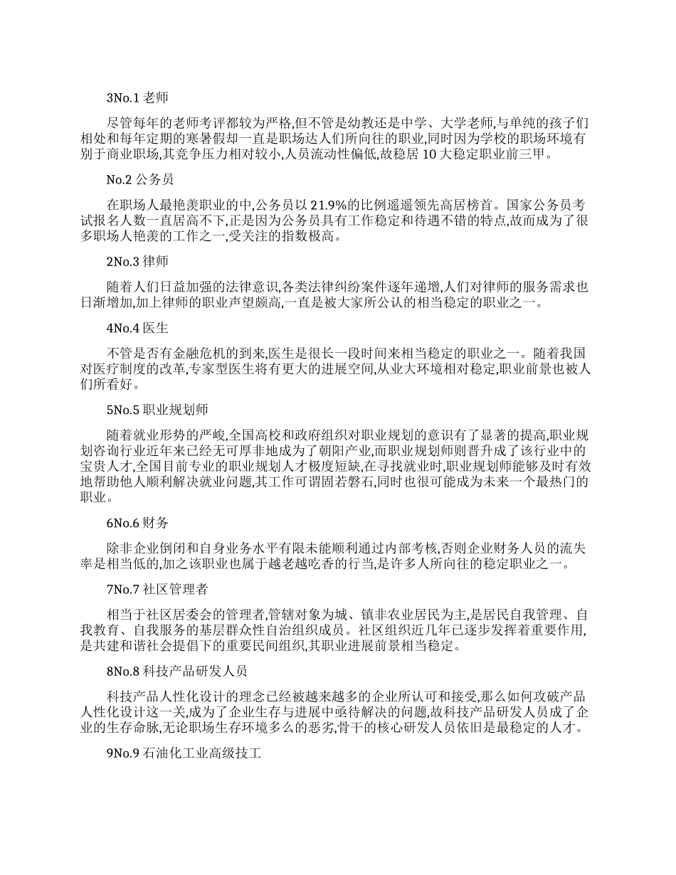 最适合女生的十个职业_第1页