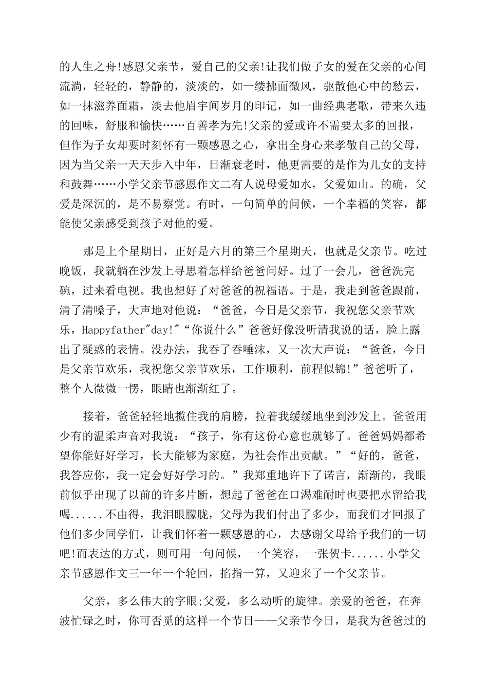 有关父亲节的作文范文_第2页