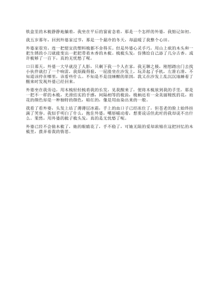 木梳拨动我的情思作文700字