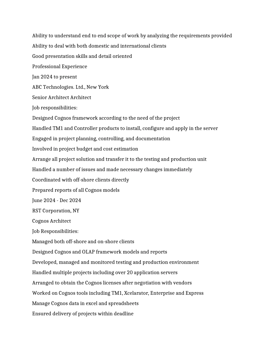 标准的英文简历免费模板_第3页