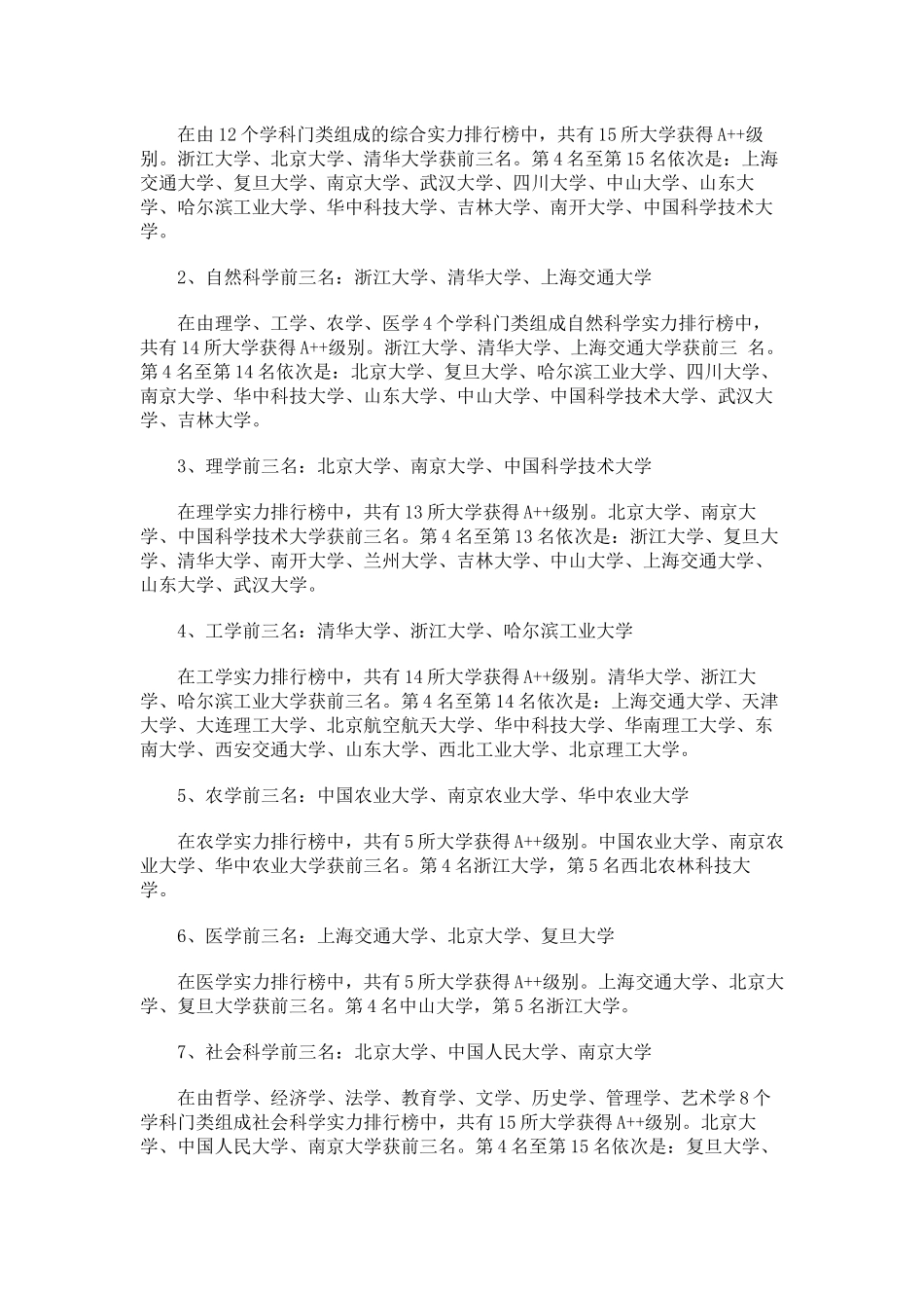 武书连2024中国734所大学各学科排行榜_第2页