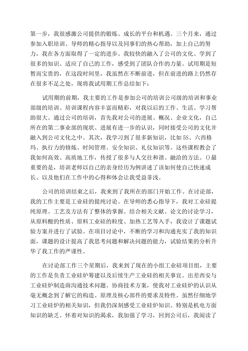 比亚迪试用期的工作总结范文_第2页