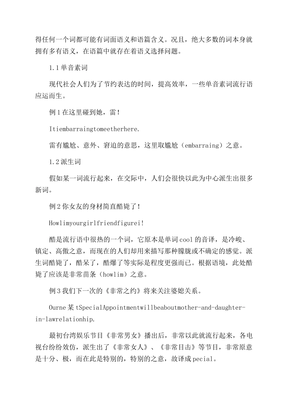 浅议流行语的翻译_第3页