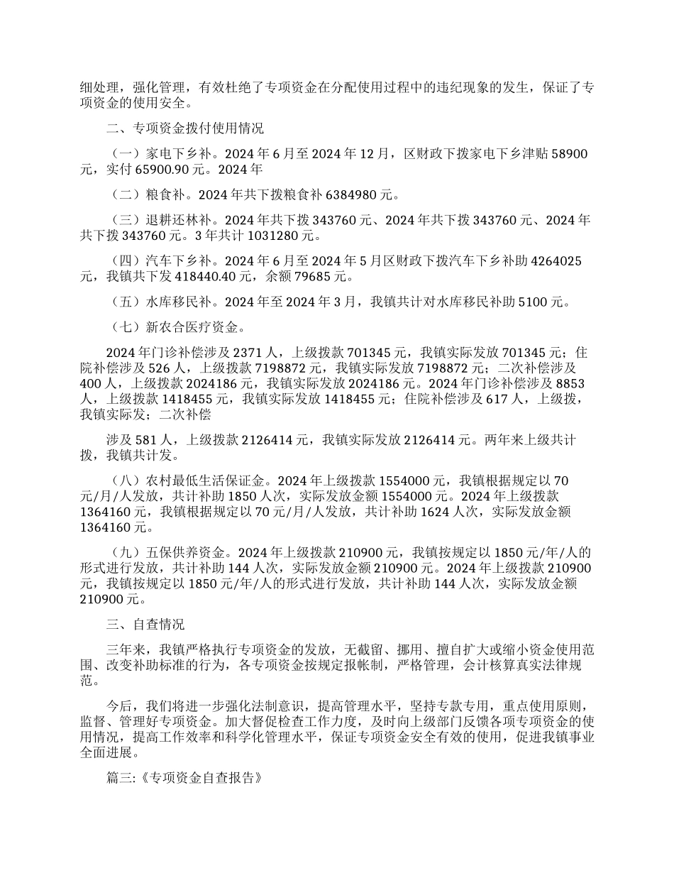 清理资金自查报告_第2页