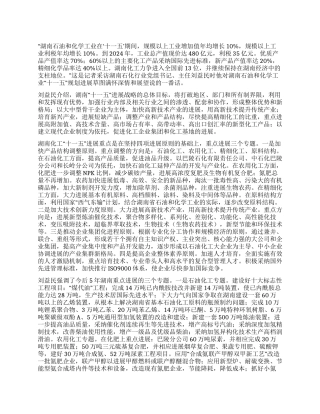 湖南化工敲定“十一五规划大盘
