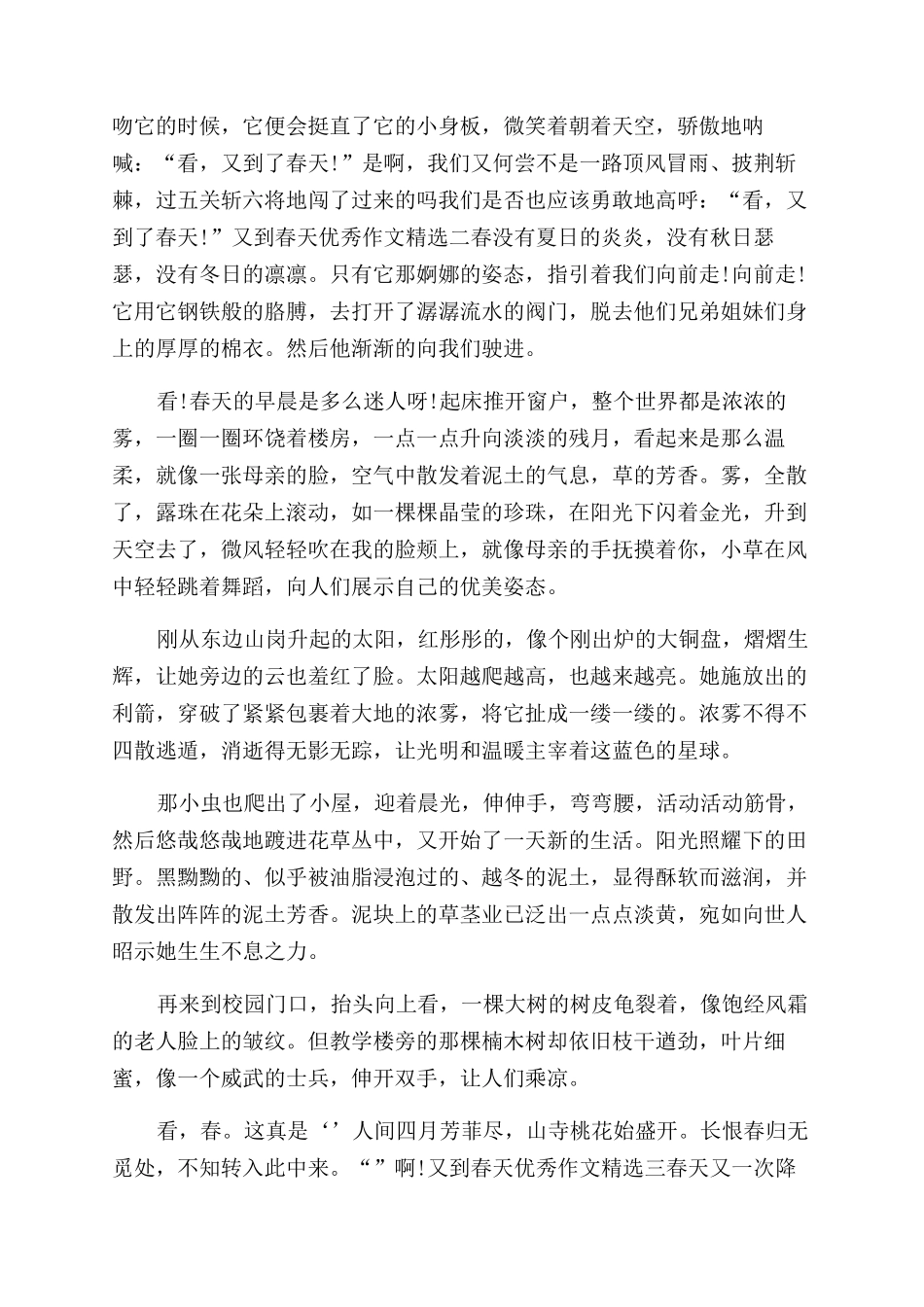 满分作文范文精选_第2页