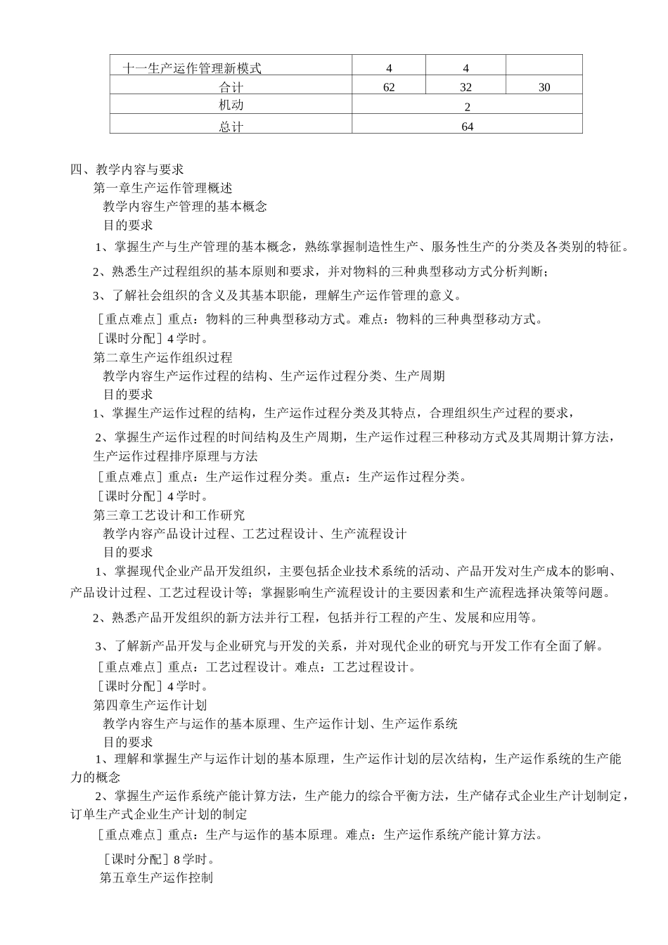生产运作管理课程标准_第2页